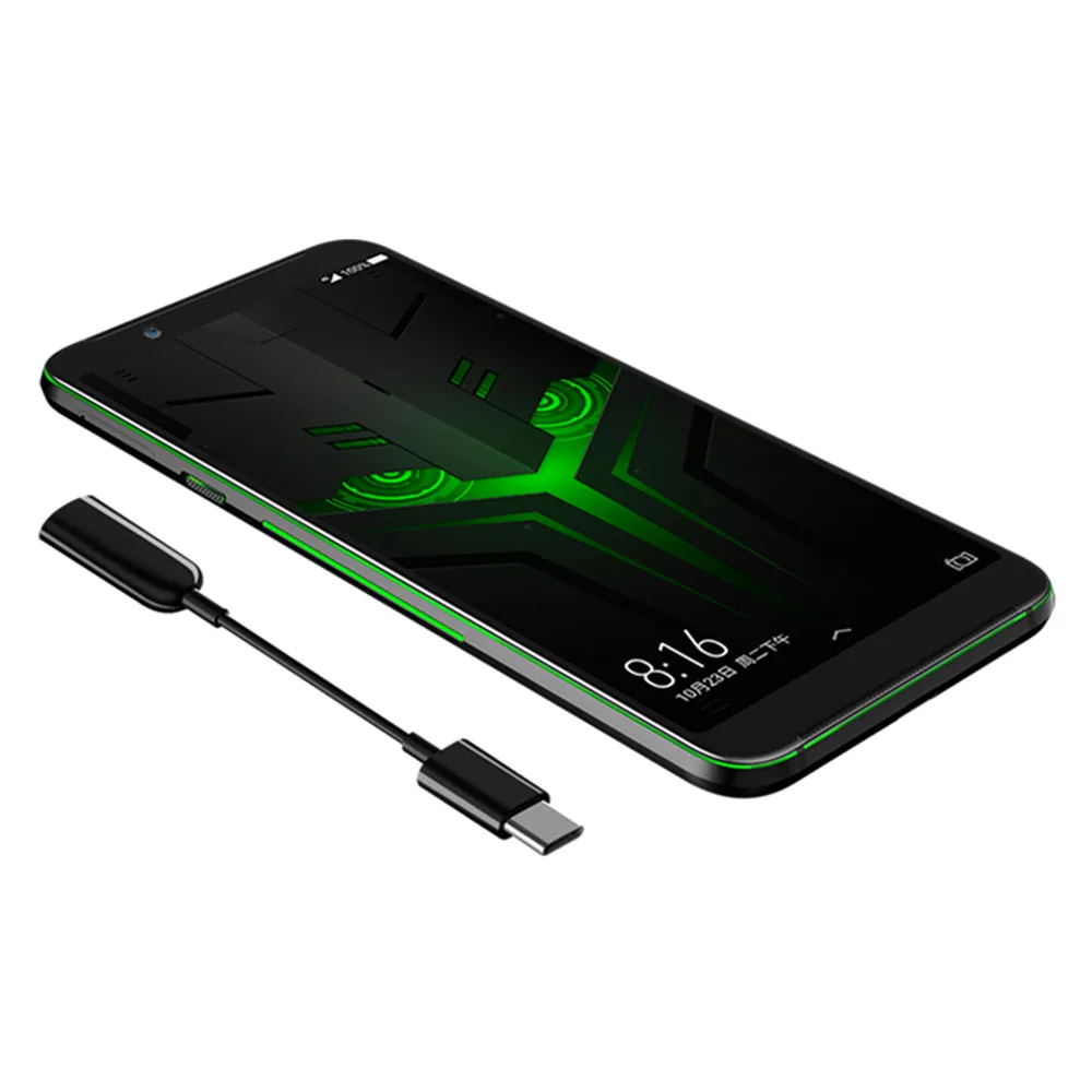 For Xiaomi Black Shark 2 Pro Type C to 3 5mm Mic Microphone Audio Convertor Headphone Adapter for type C Mobile Phones