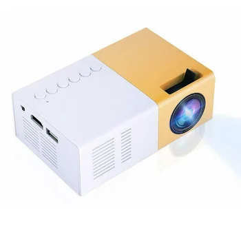 

Mini Projector Portable LED Projector Support PC Laptop USB Stick USB SD AV HDMI Input for Video Movie Game Household Theater