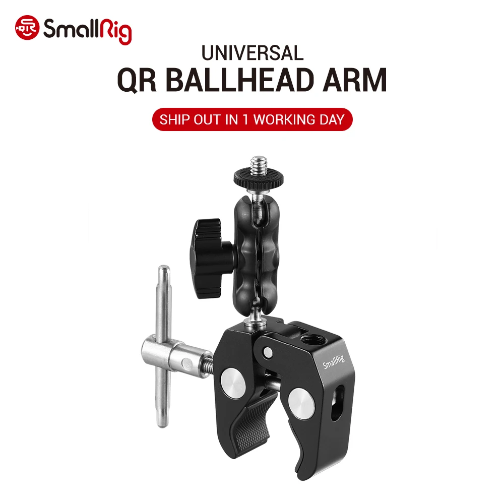 SmallRig Magic Arm зажим для видеокамеры на руль с шаровой головкой DSLR камеры