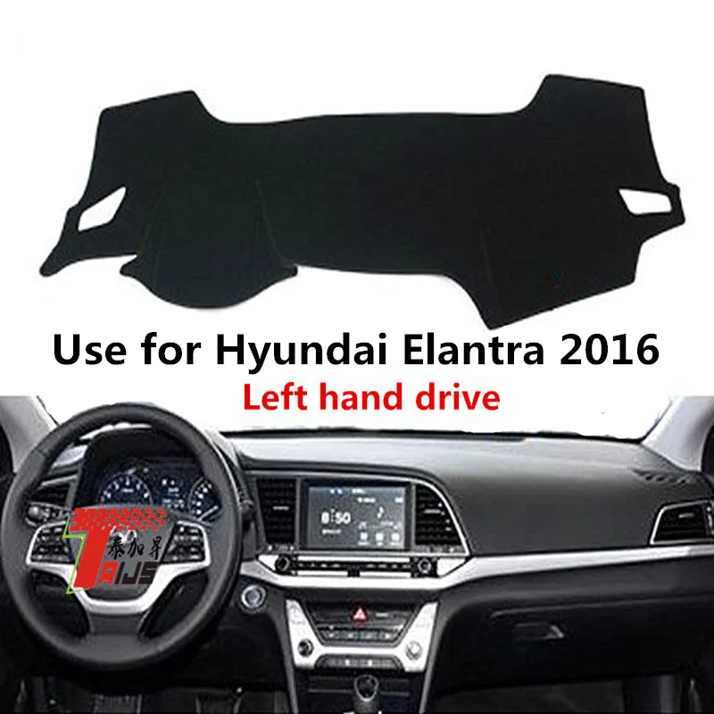 

TAIJS Factory Classic Sport Polyester Fibre Car Dashboard Cover For Hyundai Elantra 2016 Left hand drive