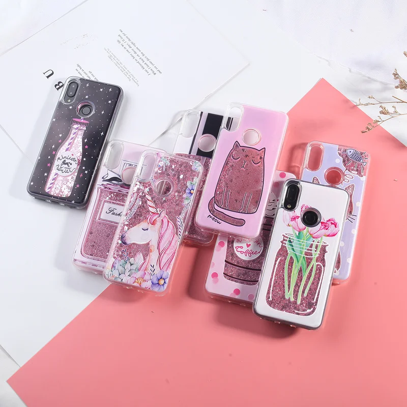 

For Xiaomi Redmi Note 7 Case Liquid Glitter Case For Xiaomi Redmi Note 5 Pro 4 4X Mi 8 5 4A 5A S2 Plus Dynamic Quicksand Cover