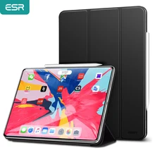 ESR magnétique étui intelligent pour iPad Pro 11 2018 couverture triple support aimant étui fixation magnétique couverture caoutchoutée pour iPad Pro11