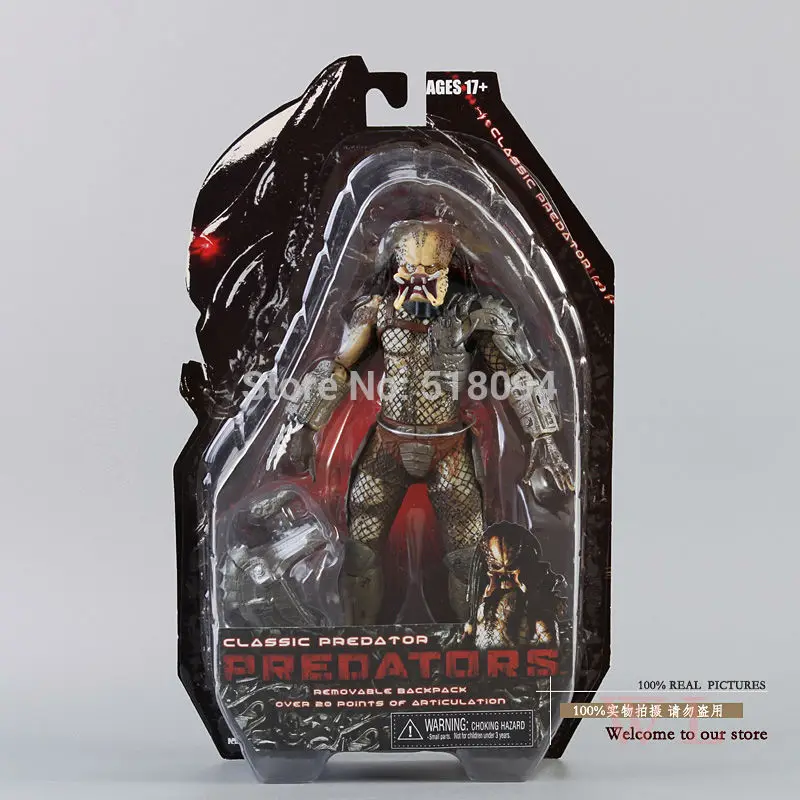 NECA из фильма Хищник серии 1 Классический ПВХ фигурку Модель игрушки 8 &quot20 см |