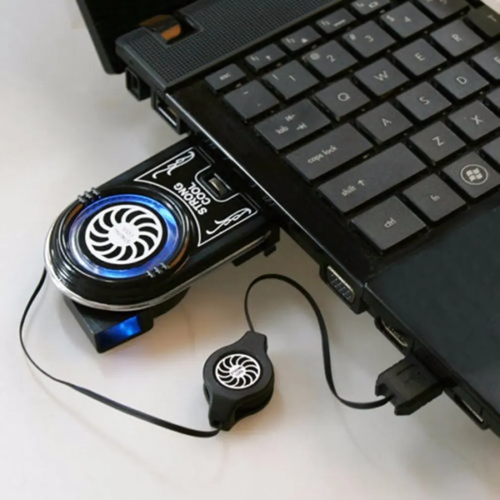 USB ноутбук охлаждающий вентилятор мини Вакуумный охлаждающий вентилятор экстракт воздуха гибкий внешний для ноутбука компьютер Горячая