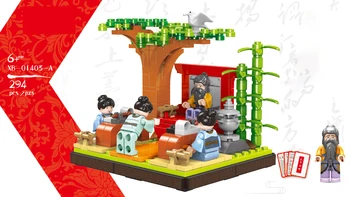 

Chinese Hall Of Fame Bricks Xingbao 01403 New XINGBAO Builiding Blocks Small Scenes Building Blocks Kids Toys DIY Gifts