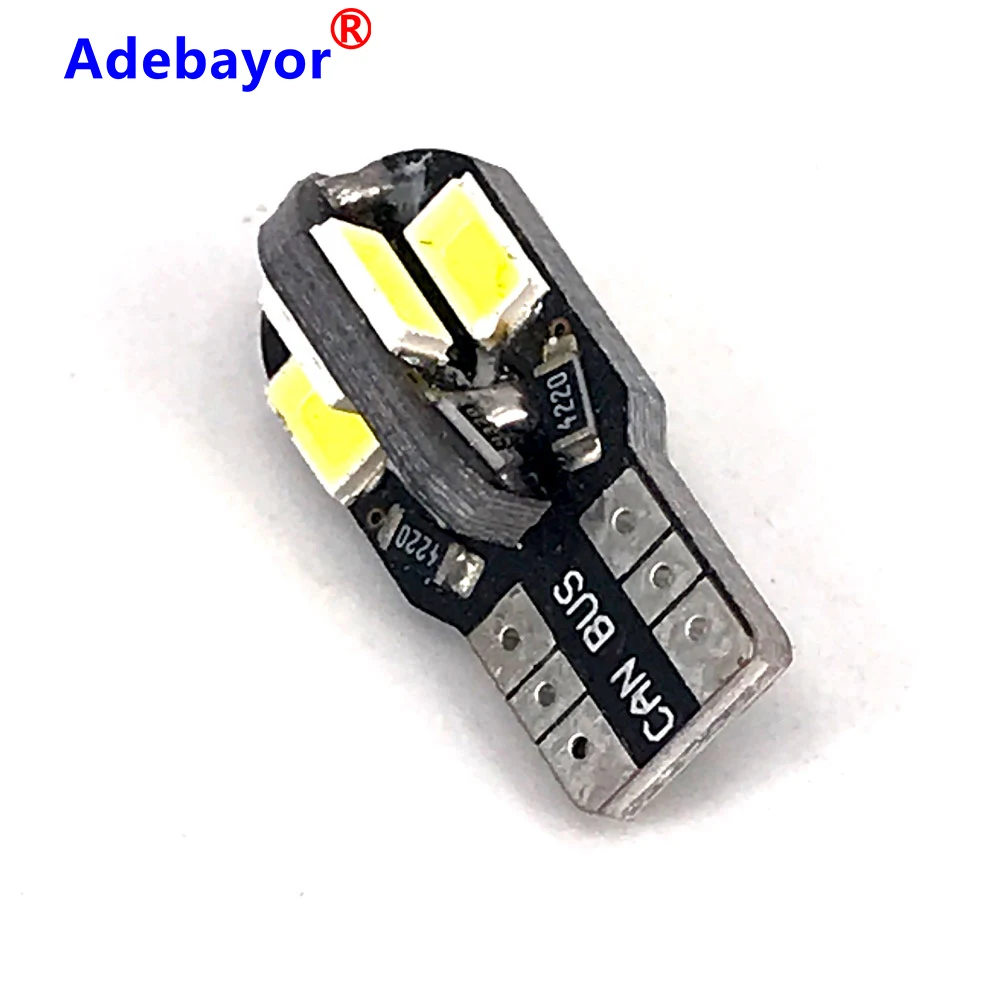 Car Interior Bulb W T10 Led 5730 8smd Canbus Error Free 12v - Temu