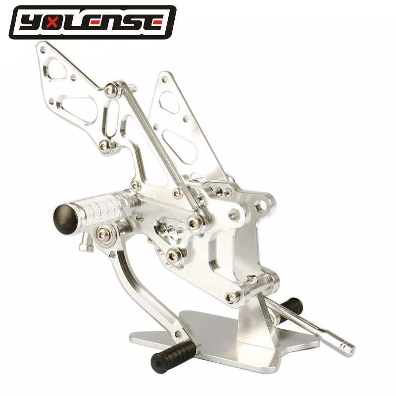 CNC алюминиевый Мотоцикл Регулируемые задние наборы Задние подножки для Kawasaki ZX-10R 2008 2009 2010