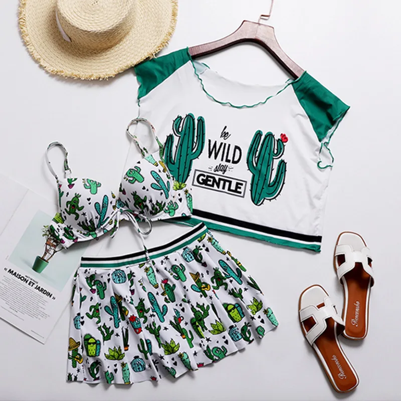 

Parent And Child Bathing Suit 2019 Mother & Daughter New Style Sexy Slimming Two-piece Swimsuits Modest Fashion Parent And Child