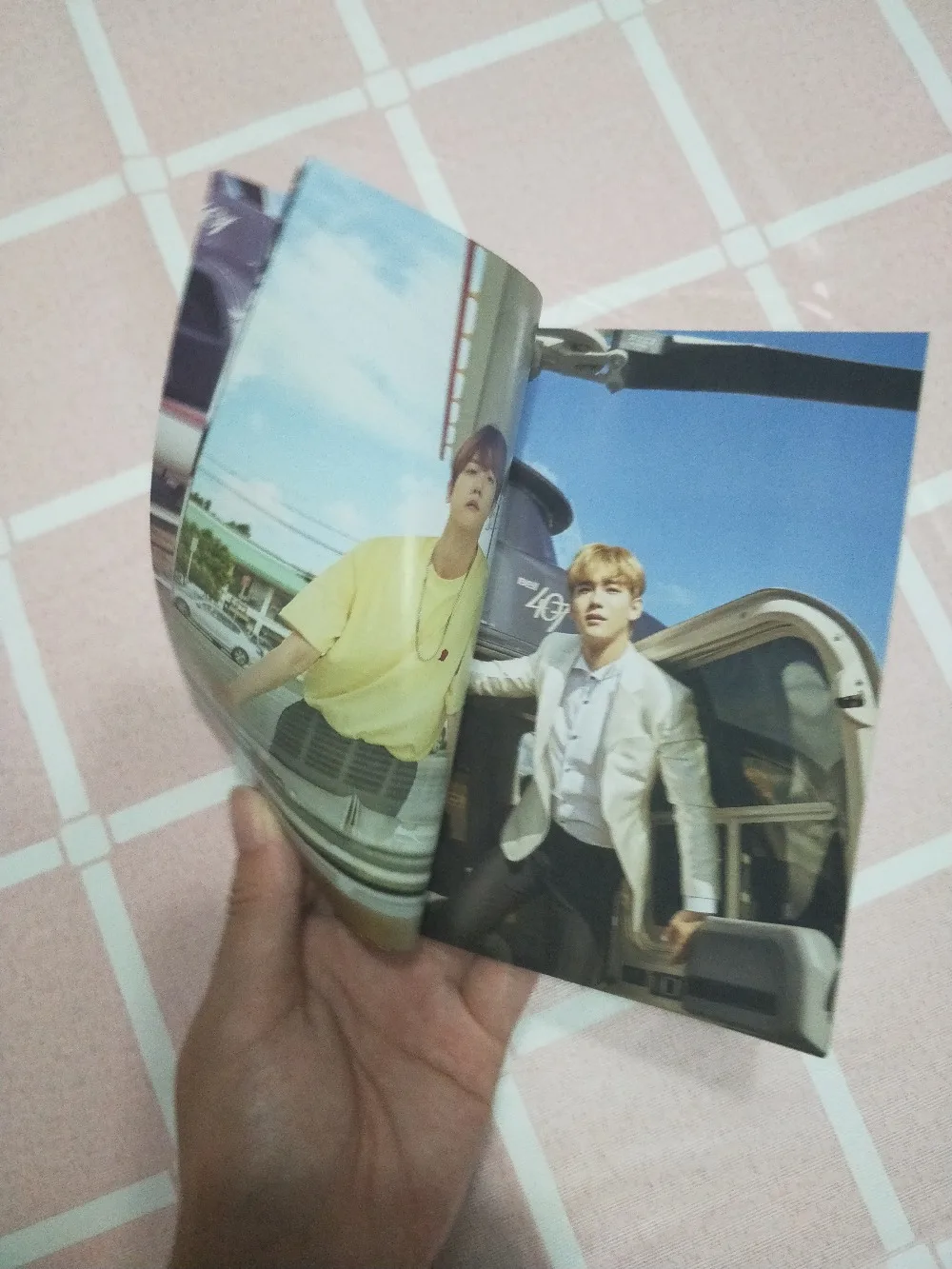 Kpop EXO фото книга Гавайи Лето Xiumin Chen HD фотография плакат картина EXO-L