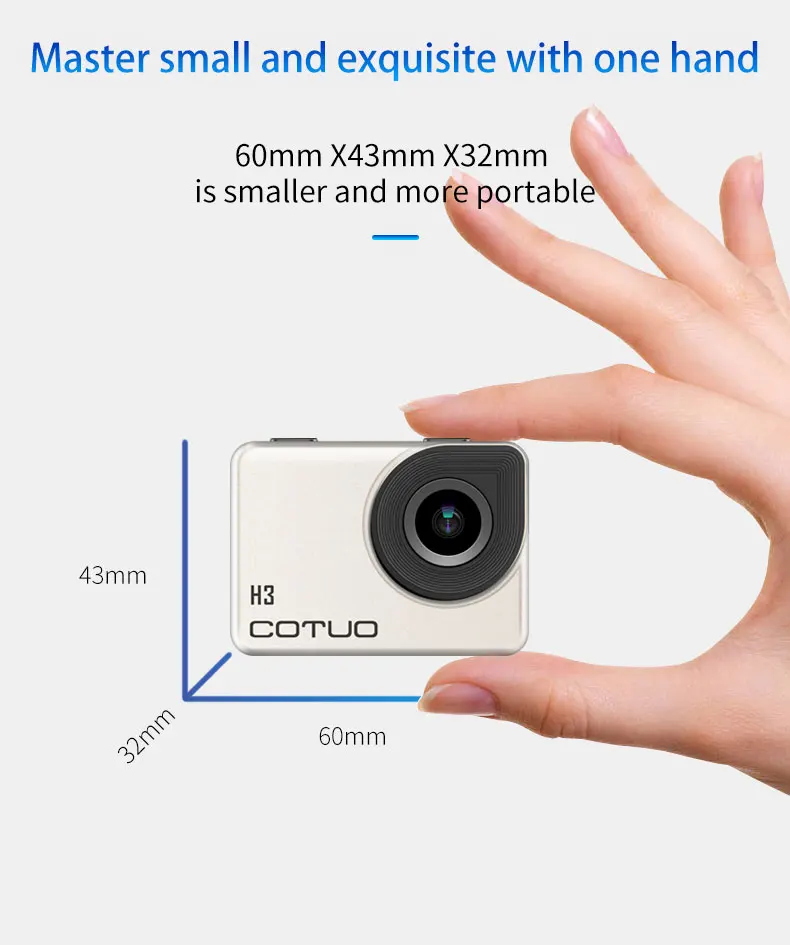 Оригинальная Экшн-камера Ultra HD 4 K/30fps WiFi 2," 170D подводная камера водонепроницаемая камера шлем камера Спортивная камера