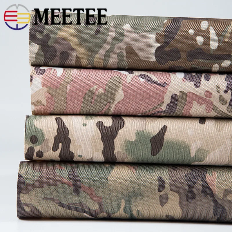 

Meetee 100*150cm 600D 72T Polyester Fabric Waterproof PVC Desert Jungle Camouflage Oxford Cloth DIY Luggage Tent Accessories