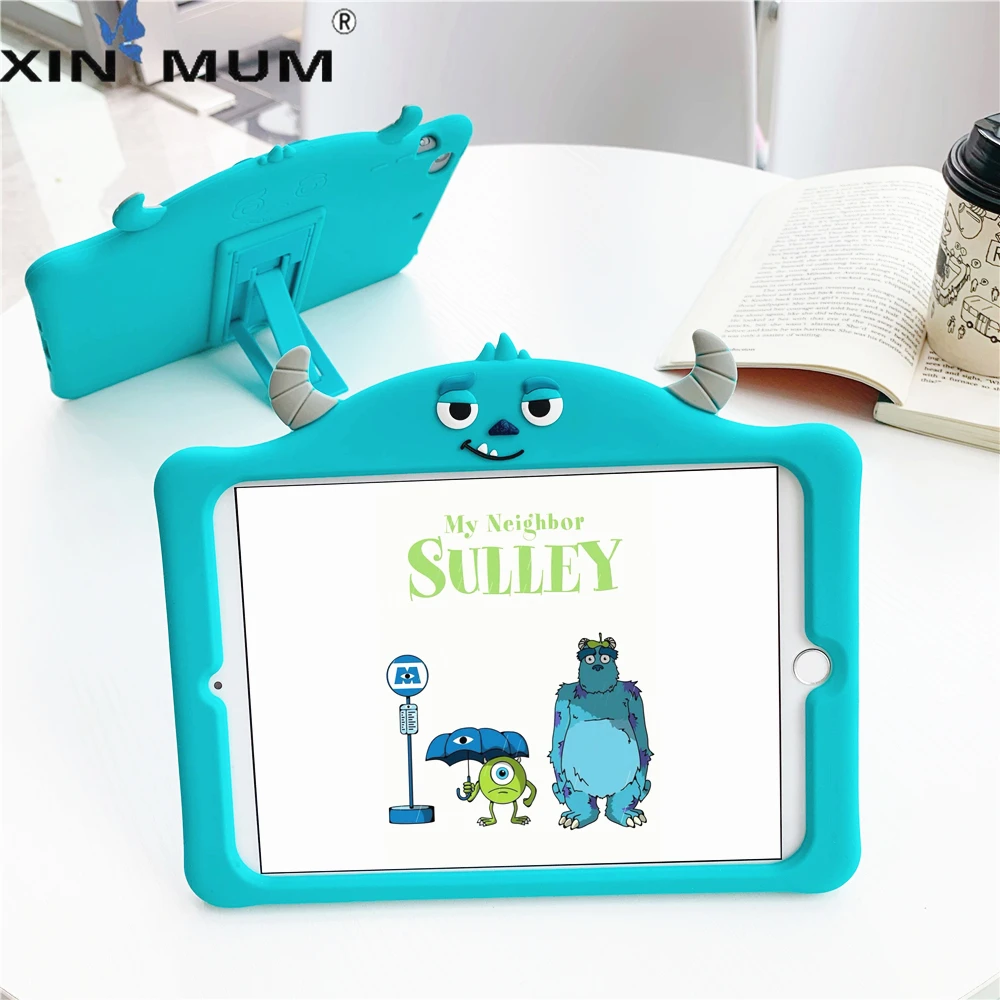 

For iPad Pro 11 inch 2020 Cartoon Cute Monster Case Cover for Apple iPad Pro 11 2020 Kids Tablet Gift Stickers