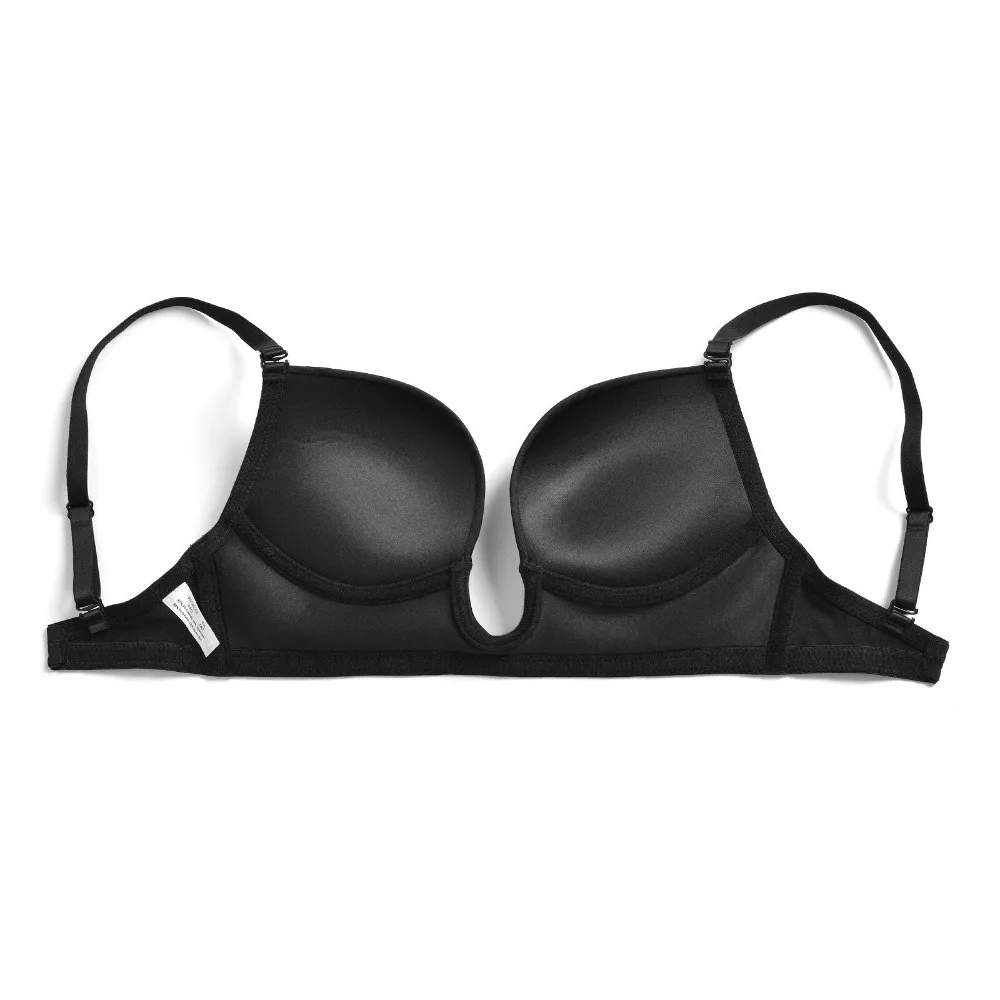 longline bra New Arrival Sexy Women Bra Push Up Silicone Invisible Lingerie Plunge Deep Low Backless Bra Plus Size strapless