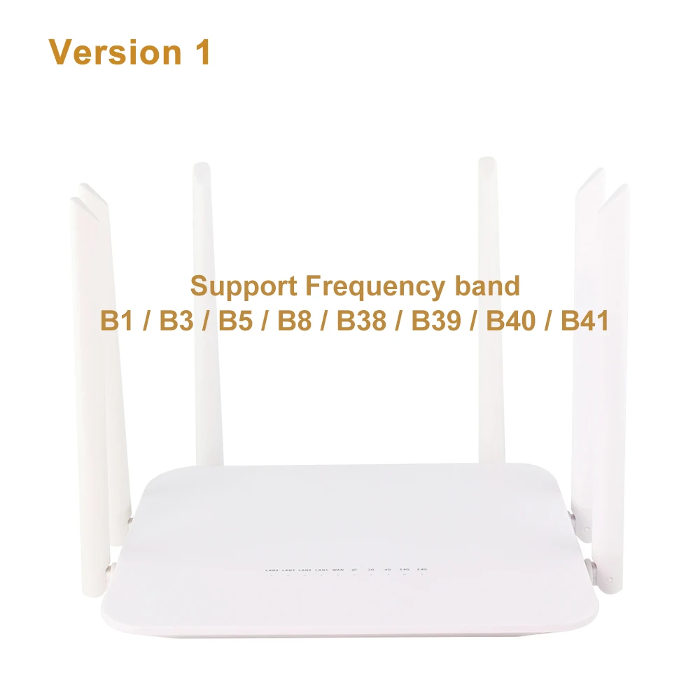 EDUP 4G WiFi 1200Mbps Không Dây WiFi Router Khe Cắm SIM Rj45 Router LTE 2.4G/5GHz Kép 4G Không Dây Kích Sóng 4g wifi router Wireless Routers