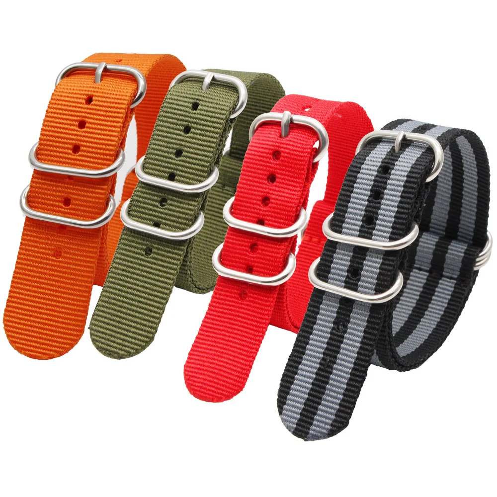 Nylon Watch Straps Replacement Belt 18MM 24MM for NATO Nylon Watch Band