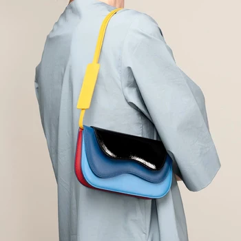 

Envelope Women's Bag Panelled Ladies Messenger Bags Fashion Female Crossbody Bags Casual Day Clutches Turkish Style Female Totes