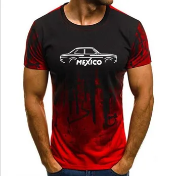 

FORD Camouflage Short Sleeve tshirt FREE FORD ESCORT MK1 MEXICO INSPIRED CLASSIC CAR T-SHIRT Tops splash-ink Printed Male Casual
