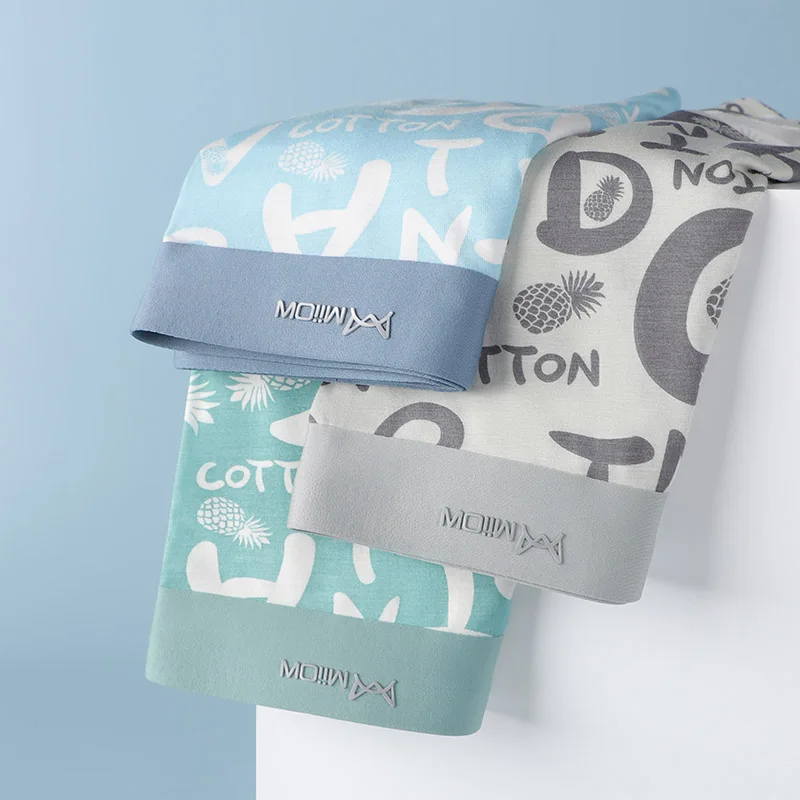 Трусы-боксеры мужские из дышащего полиэстера 3 шт. | Мужская одежда