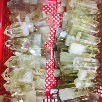 

Wholesale Natural Topaz Obelisk Quartz Dot - Like Reiki Healing 500g