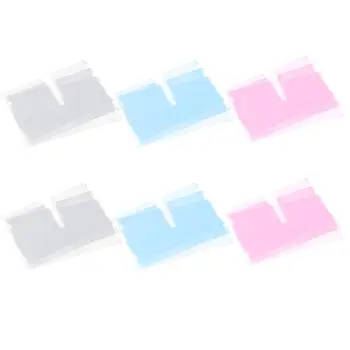 

30pcs Disposable Mask Storage Box Mask Temporary Container Foldable Storage Color Mask Temporary Storage Folder(White,Pink,Blue)