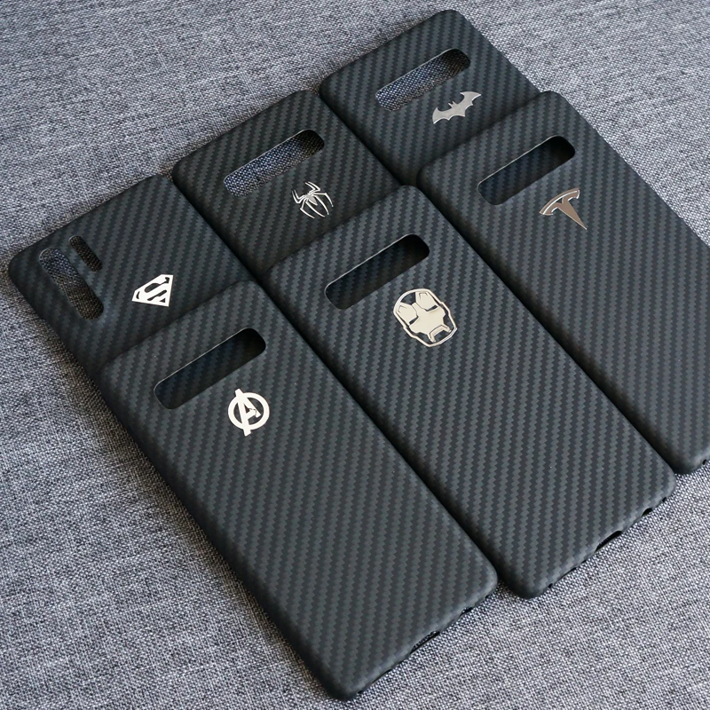 

Carbon fiber mobile phone case SamsungS10 Plus mobile phone case fula ultra-thin shell protective cover spider steel logo
