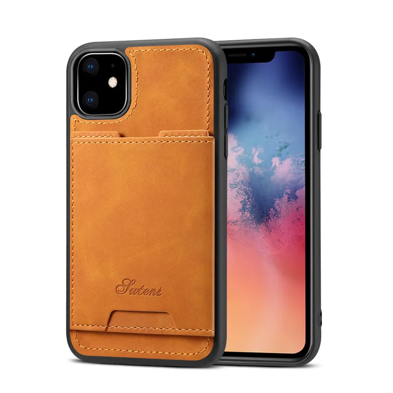 Для iPhone 11 Pro Max бумажник чехол с откидной крышкой с отделением для кредитных держатель для карт тонкий кожаный противоударный чехол для iPhone X XS Max XR 7 8 6 6S Plus