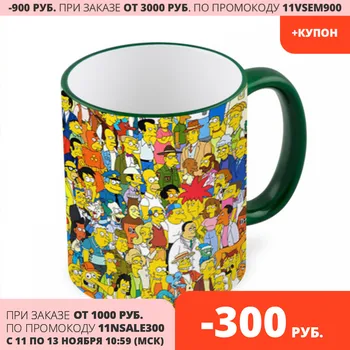 

Mug with a full print of The Simpsons