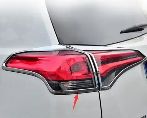 Подходит для- для Toyota rav4 задняя рамка лампы декоративные аксессуары для окон модификация