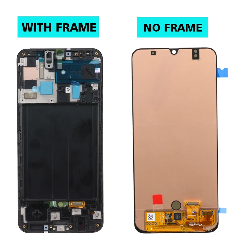 AMOLED A50 lcd для samsung galaxy A50 A505F/DS A505F A505FD A505A дисплей кодирующий преобразователь сенсорного экрана в сборе Замена