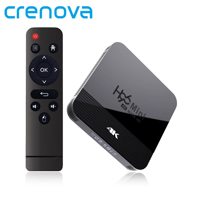CRENOVA H96 Mini H8 Smart Android tv Box Android 9,0 RK3228A Penta-Core 2 Гб 16 Гб USB 3,0 4K 3D HDR 2,4G/5G Wifi телеприставка
