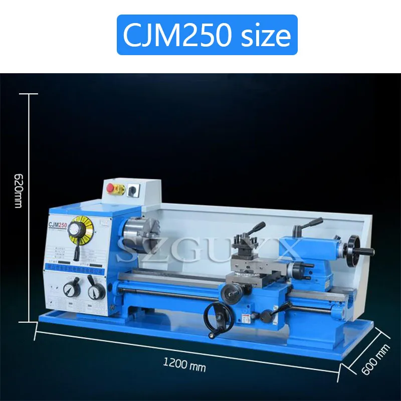CJM250 Настольный Токарный станок Обычный токарный станок небольшой ...