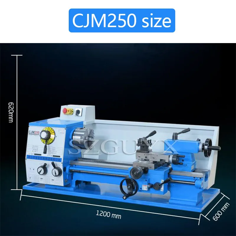CJM250 Настольный Токарный станок Обычный токарный станок небольшой токарный станок промышленные токарные станки домашний станок точечный