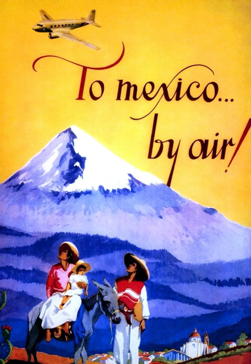 Винтажный постер путешествий авиация Пан ам в Нью Йорк классические картины на