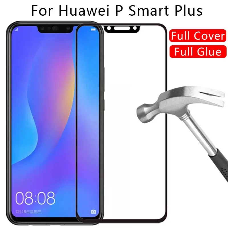 protective glass for huawei p smart plus 2018 screen protector tempered glas on psmart smar smat 6.3 film hawei huwei huawey 3d | Мобильные