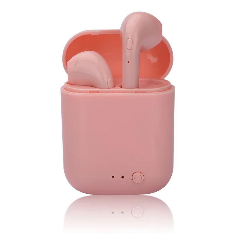 I7Mini TWS беспроводные наушники Bluetooth 5 0 матовые вкладыши Macaron с микрофоном зарядная