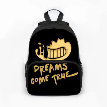 

13 inch Prevalent Kindergarten Cartoon Bag Kids Bendy and The Ink Machine Backpack For Children Girls Boys Preschool Baby Bags