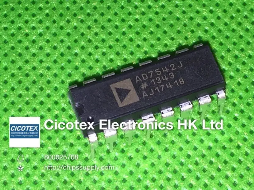 

AD7542JNZ DIP16 IC DAC 12 бит, многодущий 16-DIP
