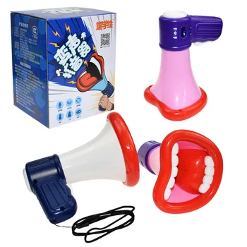 

Children Adult Funny Voice Changer Toys Children Trumpet Change Speaker Voice Recording Microphone Halloween Toys Gift