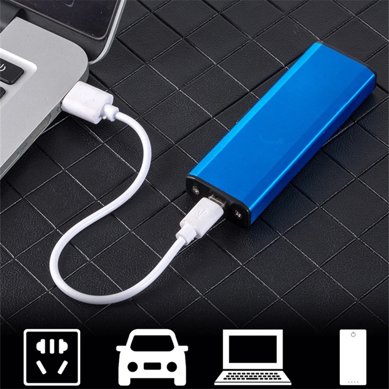 Roating ARC Зажигалка Мини маленькая Персонализированная ветрозащитная USB Электронная Зажигалка USB перезаряжаемая ветрозащитная вращающаяся зажигалка