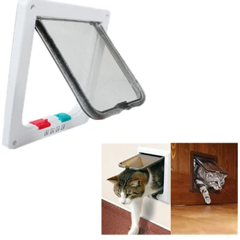 

Pet door free entry and exit two-way security door dog door cat door cat hole dog hole puppy cat pet door hole