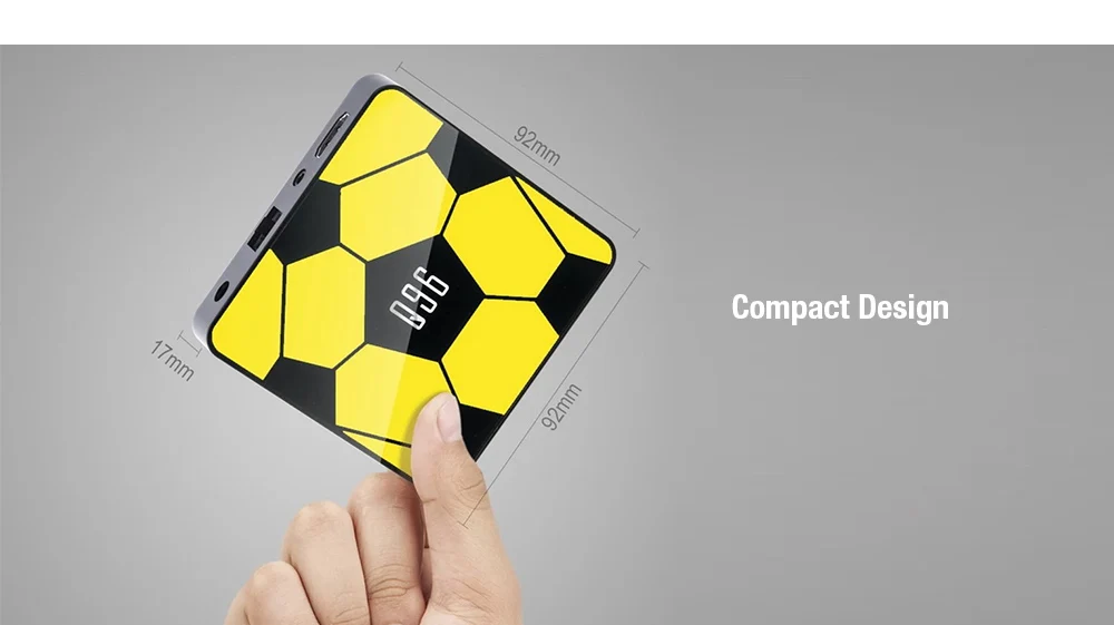 Q96 Smart tv Box с 2,4G голосовым пультом RK3229 Android 9,0 2 Гб 16 Гб телеприставка 2,4 ГГц WiFi 100 Мбит/с VP9 H.265 поддерживает HDR10