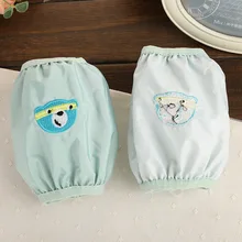 Детская манжета для детей от 0 до 2 лет, милые непромокаемые детские футболки с короткими рукавами для мальчиков и девочек, короткие рукава с маленькими манжетами на осень и зиму