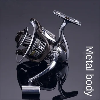 

Metal Rocker Fishing Reel 14 Axles No Gap Metal Head Fishing Reel Spinning Reel Sea Fishing Rod Fishing Reel