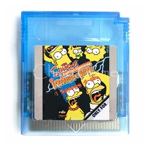 

The Simpsons Night of the Living Treehouse of Horror Video Game Memory Accessories Cartridge Card for 16 Bit Console English