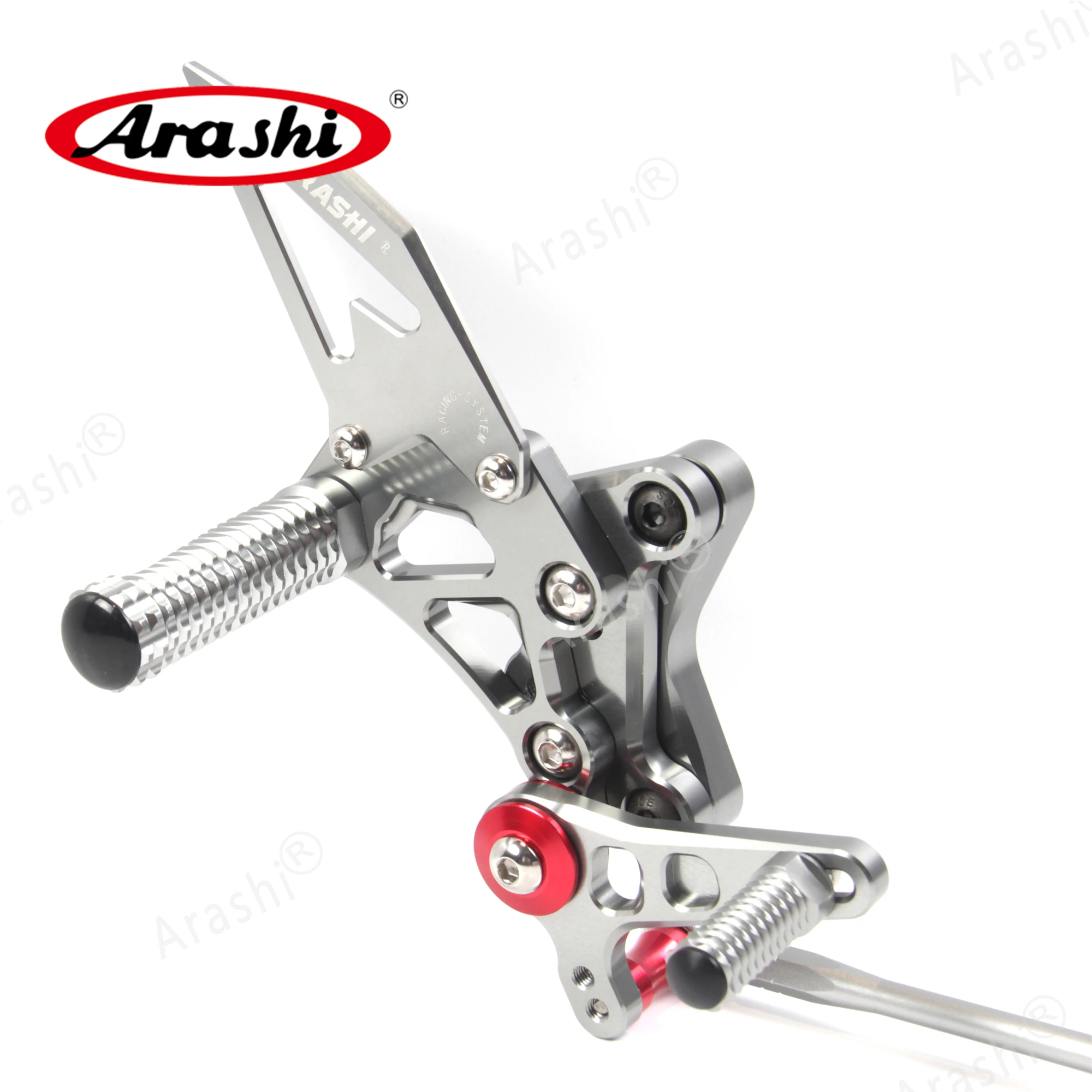 Араши лучшее поступление Rearset для DUCATI 1098 1098S 2007 2008 CNC Регулируемые подножки подножка мотоциклиста 848 EVO