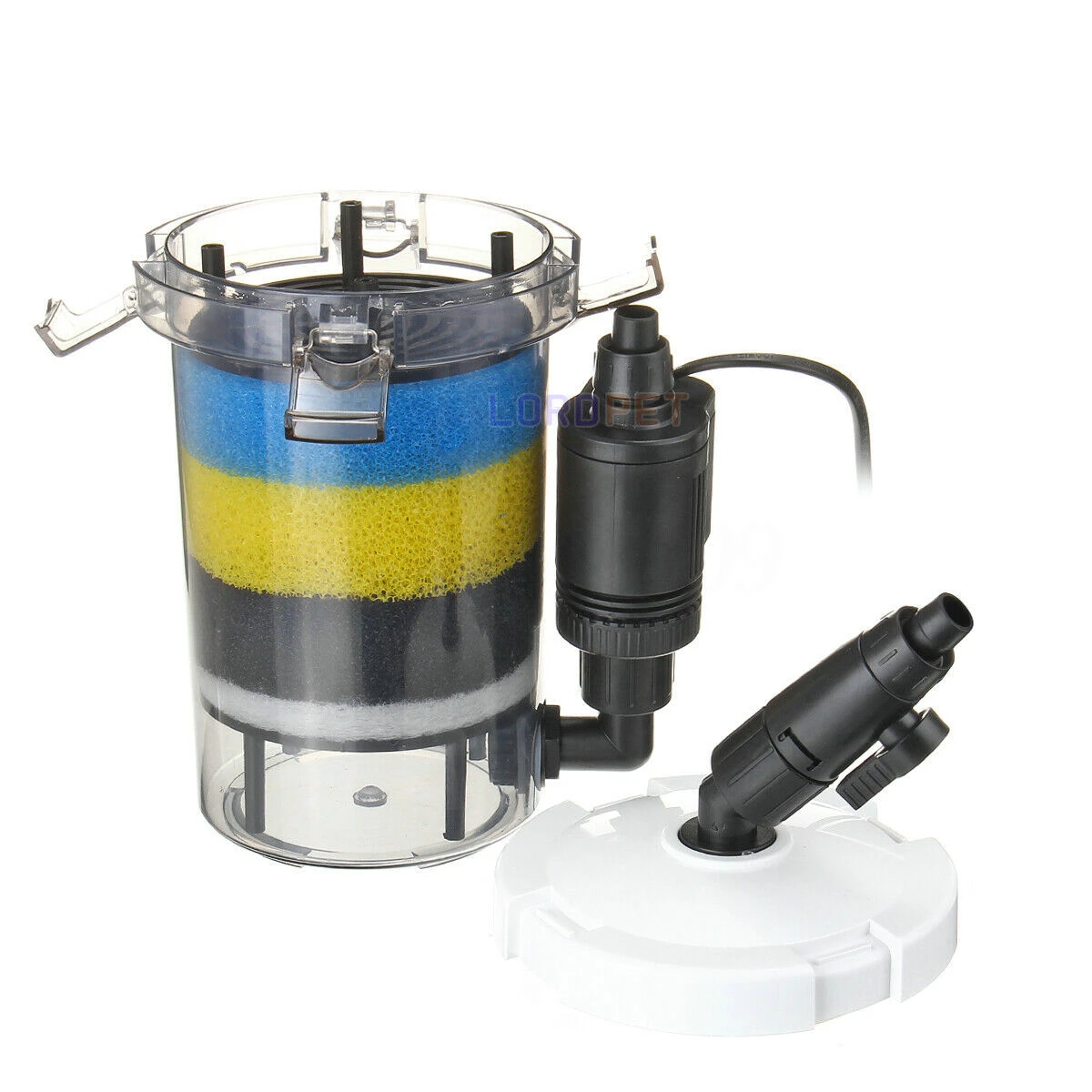 Sunsun 14w 800l/h внешний фильтр с 16 мм Входной выход мощное ведро Биохимический Губчатый Фильтр 604B 220v