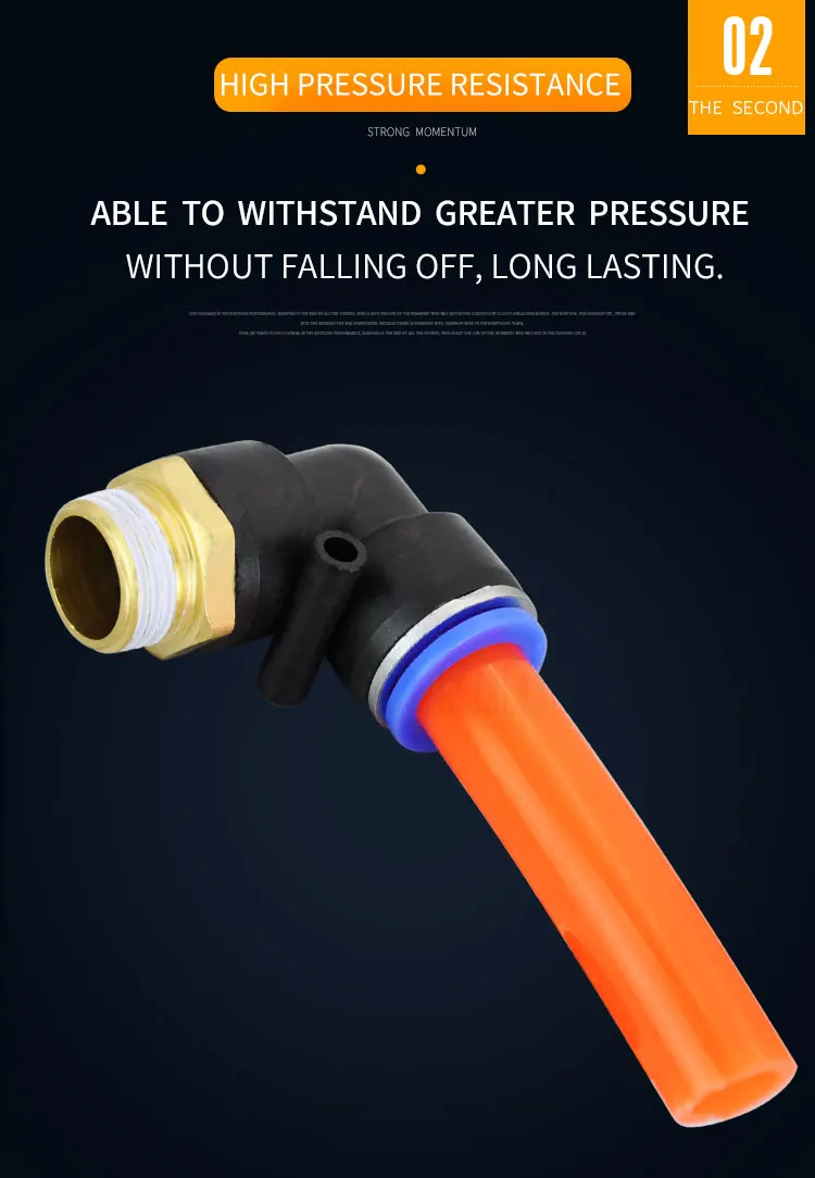 para 16mm, tubo pneumático, encaixe rápido