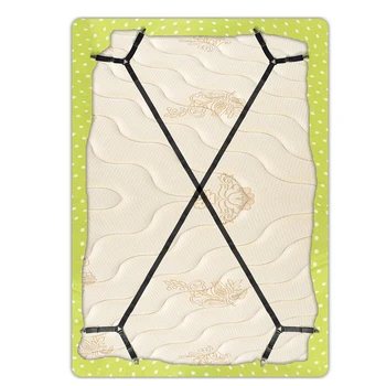 

Sheet Bed Suspenders Adjustable Elastic Crisscross Sheet Band Straps Grippers