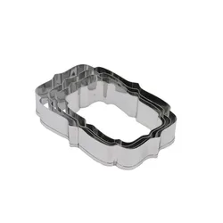 Set of 4 Stainless Steel Blessing Frame Cookie Cutters for Baking and Decorating (5)