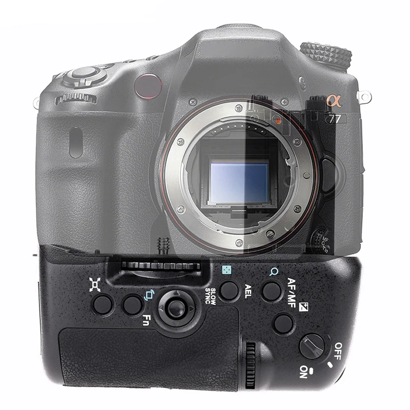 Зеркальная камера Батарейная ручка для Sony A77 / A77II A99II VG C77AM Вертикальная